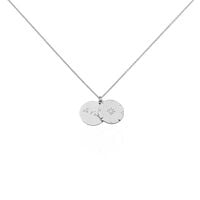 Collier Erinna Argent Blanc Oxyde De Zirconium