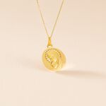 Pendentif Marie Or Jaune - Pendentifs Bapt&ecirc;me Famille | Histoire d&rsquo;Or