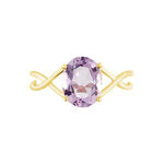 Bague Solitaire Armaelle Or Jaune Amethyste - Bagues solitaires Femme | Histoire d&rsquo;Or