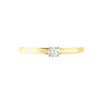 Bague Soltaire Iris Or Jaune Diamant - Bagues solitaires Femme | Histoire d&rsquo;Or
