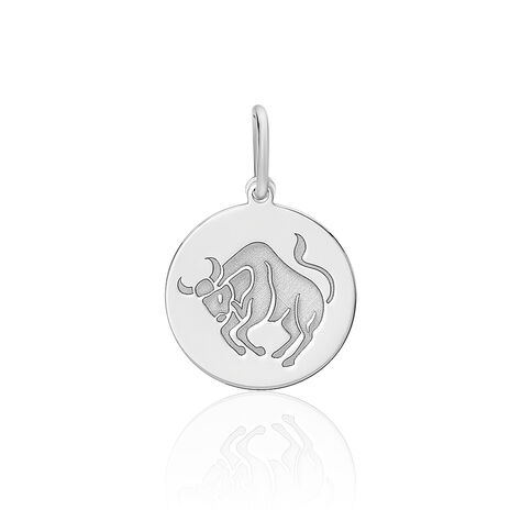 Pendentif Zodiaque Rond Argent Blanc - Pendentifs Zodiaque Famille | Histoire d’Or