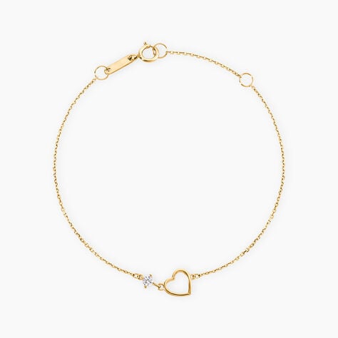 Bracelet Pattie Or Jaune Oxyde De Zirconium - F&ecirc;te des m&egrave;res Femme | Histoire d&rsquo;Or