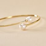 Bracelet Jonc Sammy Or Jaune Perle De Culture - Bracelets joncs Femme | Histoire d&rsquo;Or