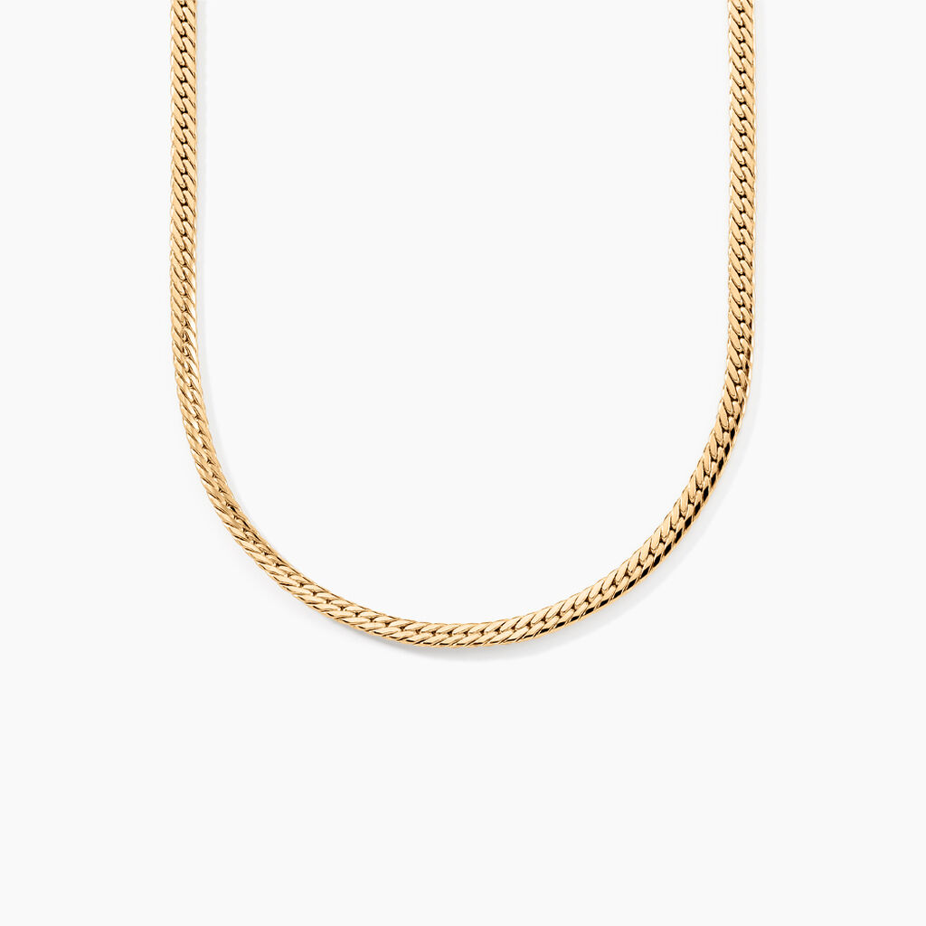 Collier Doline Maille Anglaise Or Jaune - Chaines Femme | Histoire d’Or
