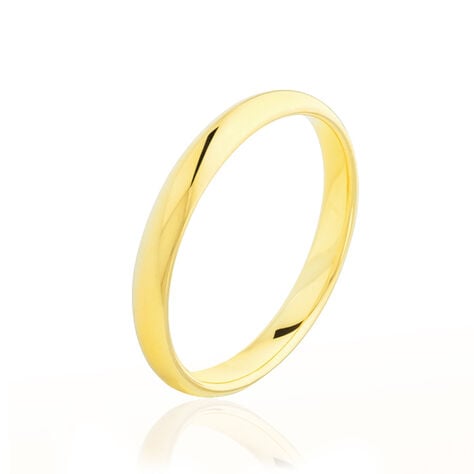 Alliance Isaac Demi Jonc Confort Or Jaune - Alliances Famille | Histoire d&rsquo;Or