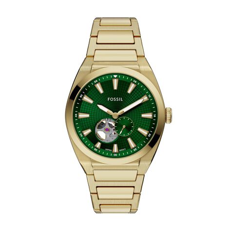 Montre Fossil Everett Automatic Vert - Montres Homme | Histoire d’Or