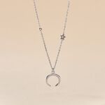 Collier Serenella Argent Blanc Oxyde De Zirconium - Colliers fantaisie Femme | Histoire d&rsquo;Or