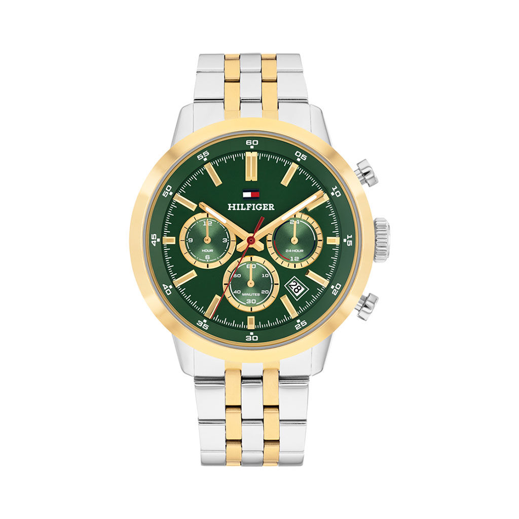 Montre Tommy Hilfiger Kent Vert - F&ecirc;te des p&egrave;res Homme | Histoire d&rsquo;Or