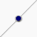 Bracelet Argent Zea Lapis Lazulis - Bracelets Femme | Histoire d&rsquo;Or