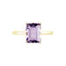 Bague Or Jaune Faraj Amethyste