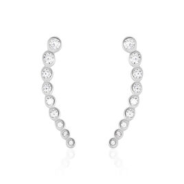 Bijoux D'oreilles Zoiaae Argent Blanc Oxyde De Zirconium - Boucles d'oreilles fantaisie Femme | Histoire d’Or