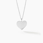 Pendentif Lisa Or Blanc - Pendentifs Naissance Femme | Histoire d&rsquo;Or