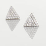 Boucles D'oreilles Puces Brendana Argent Blanc Oxyde De Zirconium - Boucles d'oreilles fantaisie Femme | Histoire d&rsquo;Or