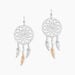 Boucles D'oreilles Pendantes Misalie Argent Blanc - Boucles d'oreilles pendantes Femme | Histoire d’Or