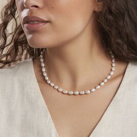 Collier Billes Or Jaune Perle De Culture - Bijoux Femme | Histoire d’Or
