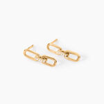 Boucles D'Oreilles Pendantes Lueur Plaqu&eacute; Or Jaune Oxyde De Zirconium - Boucles d'oreilles fantaisie Femme | Histoire d&rsquo;Or