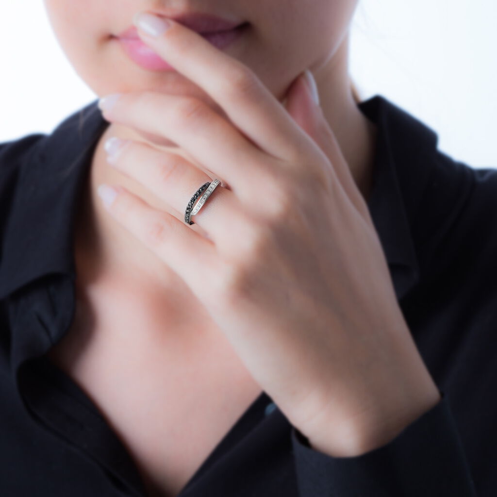 Bague Lexy Argent Oxyde De Zirconium - Bagues avec pierre Femme | Histoire d’Or