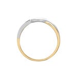Bague Sharron Or Bicolore Diamant Blanc - Bagues avec pierre Femme | Histoire d&rsquo;Or
