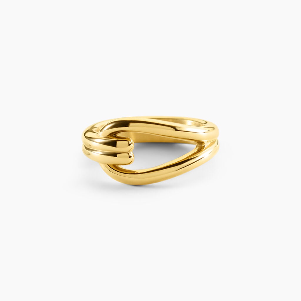 Bague Acier Jaune - Bagues fantaisie Femme | Histoire d&rsquo;Or