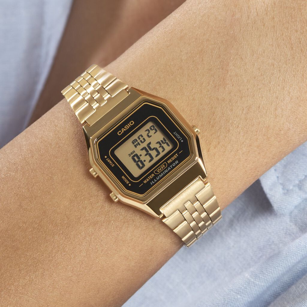 Montre Casio Collection Vintage Champagne - Montres Femme | Histoire d’Or