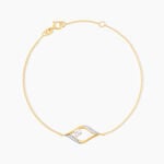 Bracelet Eye Or Jaune Oxyde De Zirconium - Bracelets Femme | Histoire d&rsquo;Or