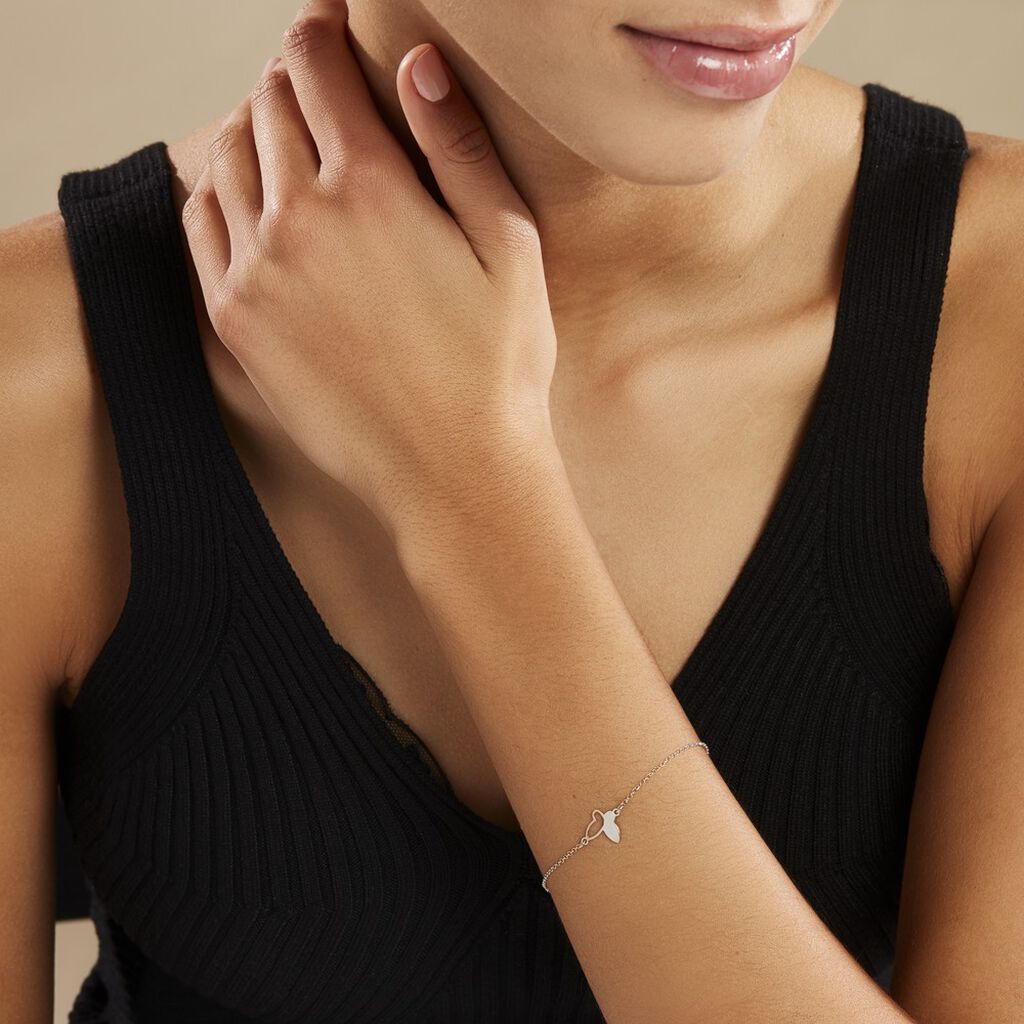Bracelet Maria Argent Blanc - Bracelets Femme | Histoire d’Or
