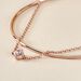 Bracelet Jonc Ruth Argent Rose Oxyde De Zirconium - Bracelets joncs Femme | Histoire d’Or