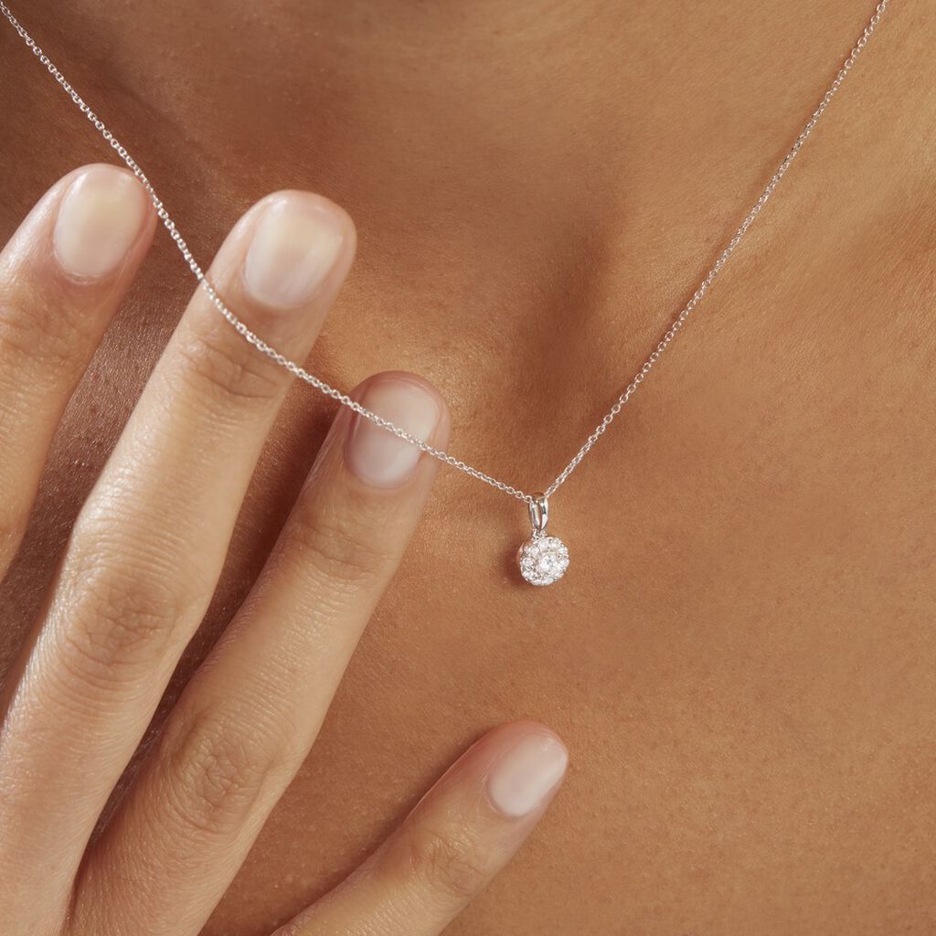 Collier Platine Alby Diamants - Colliers Femme | Histoire d’Or