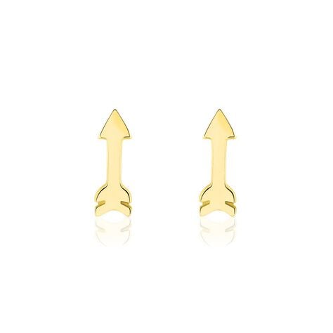 Boucles D'oreilles Puces Or Jaune Gnazi - Clous d'oreilles Femme | Histoire d’Or