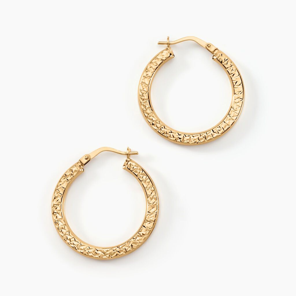 Cr&eacute;oles Mauri Or Jaune - Boucles d'oreilles cr&eacute;oles Femme | Histoire d&rsquo;Or