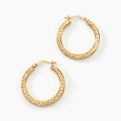 Cr&eacute;oles Mauri Or Jaune - Boucles d'oreilles cr&eacute;oles Femme | Histoire d&rsquo;Or