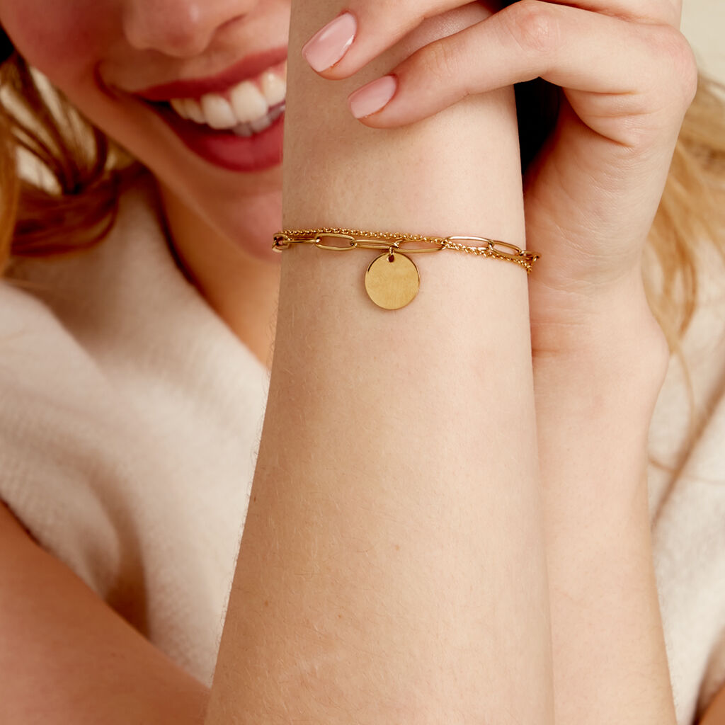Bracelet Gili Acier Jaune - Nouveautés Femme | Histoire d’Or