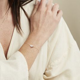 Bracelet Or Jaune Isidor Oxydes De Zirconium - Bracelets Femme | Histoire d’Or