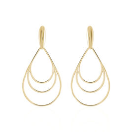 Boucles D'oreilles Pendantes Jenyfer Plaqué Or Jaune - Boucles d'oreilles fantaisie Femme | Histoire d’Or