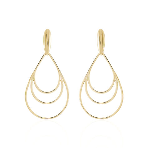 Boucles D'oreilles Pendantes Jenyfer Plaqué Or Jaune - Boucles d'oreilles fantaisie Femme | Histoire d’Or