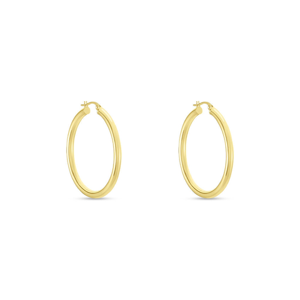 Créoles Ajania Or Jaune - Boucles d'oreilles créoles Femme | Histoire d’Or