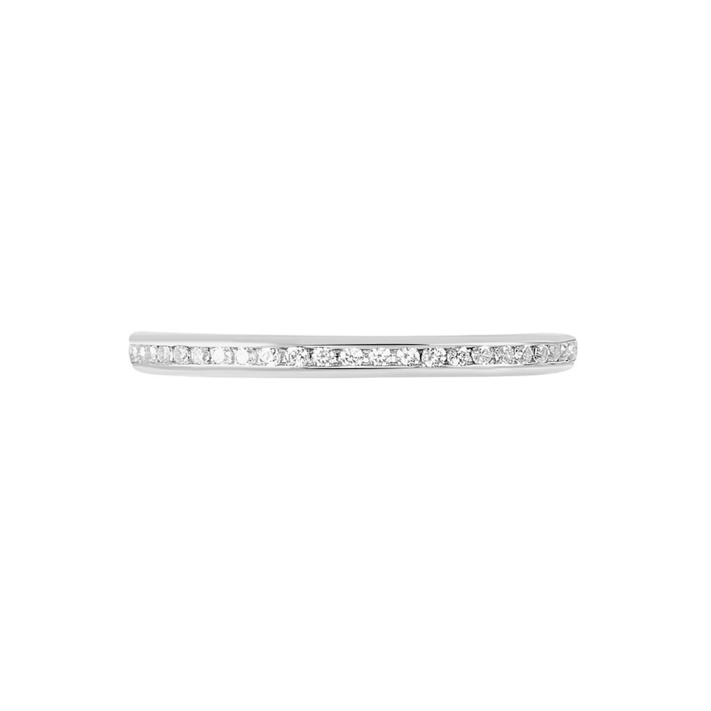 Alliance Laurie Tour Complet Or Blanc Diamant - Alliances Femme | Histoire d’Or