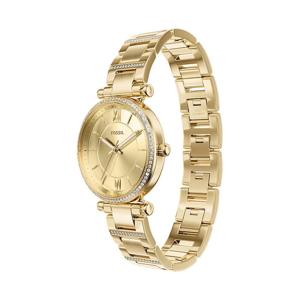 Montre Fossil Carlie 35 Champagne - Montres Femme | Histoire d&rsquo;Or