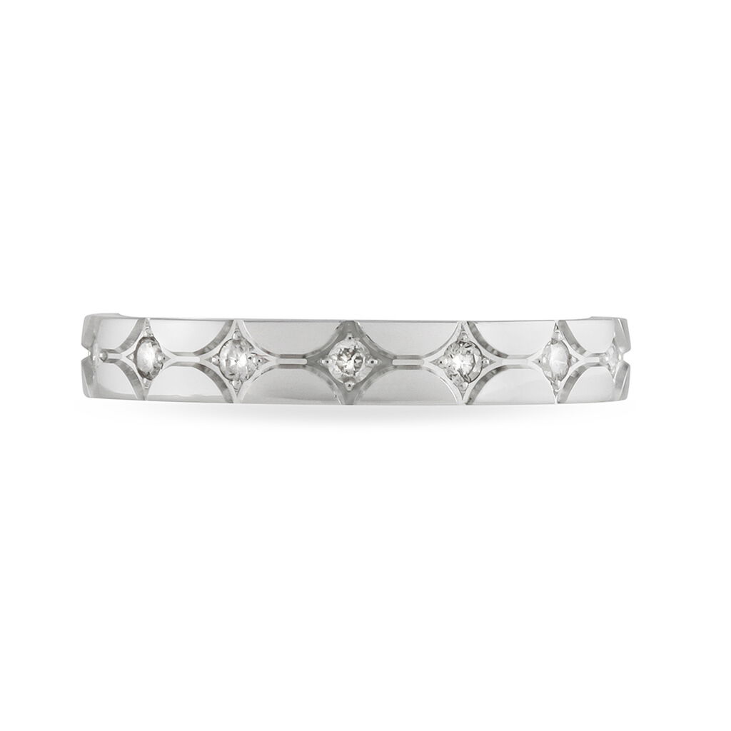 Alliance Lola Or Blanc Diamant - Alliances Femme | Histoire d’Or