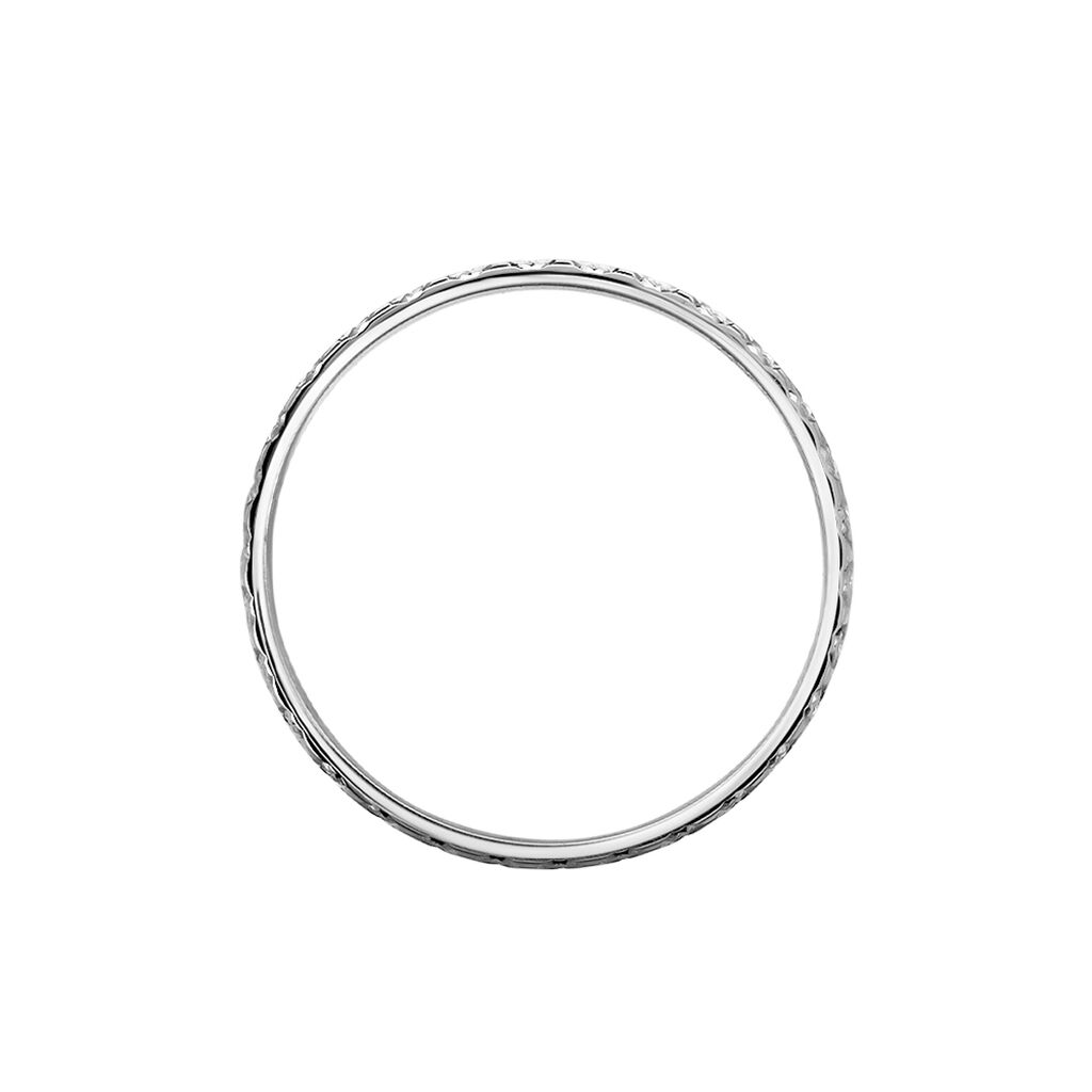 Alliance Roxie Demi Jonc Classique Or Blanc - Alliances Unisex | Histoire d&rsquo;Or