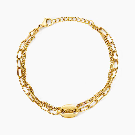 Bracelet Numah Acier Jaune - Bracelets Femme | Histoire d’Or