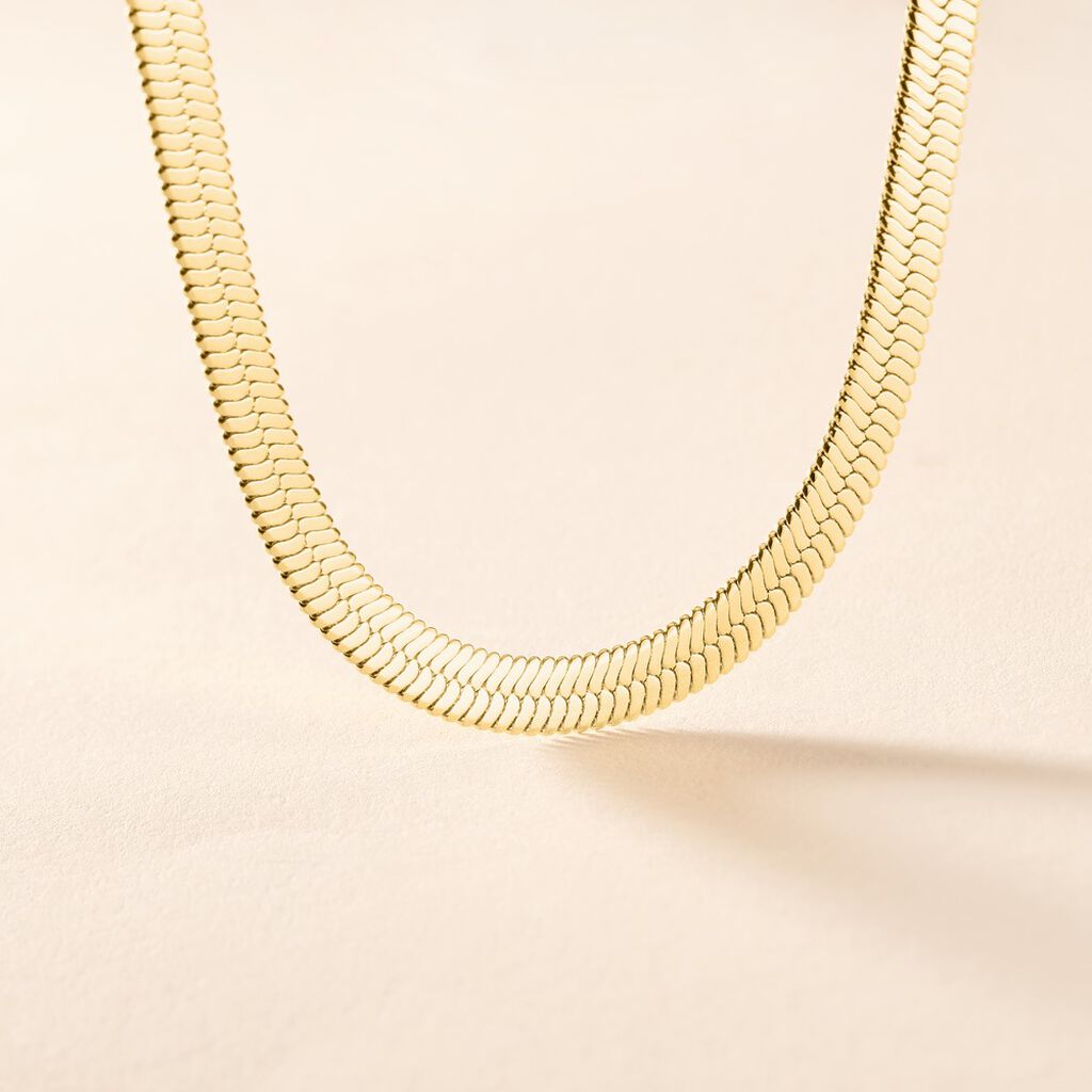 Collier Hera Melitta Acier Doré - Chaines Femme | Histoire d’Or