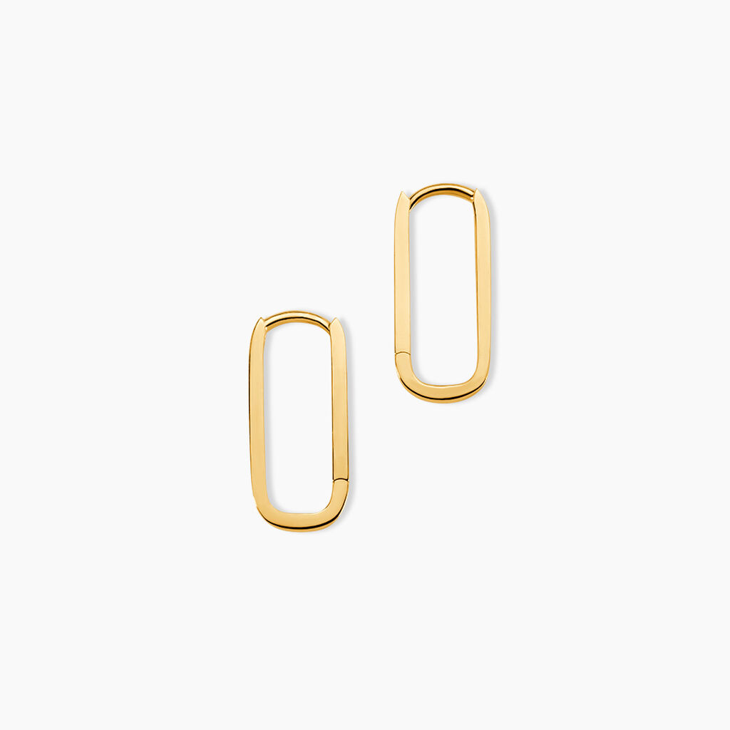 Cr&eacute;oles Coleman Or Jaune - Boucles d'oreilles cr&eacute;oles Femme | Histoire d&rsquo;Or