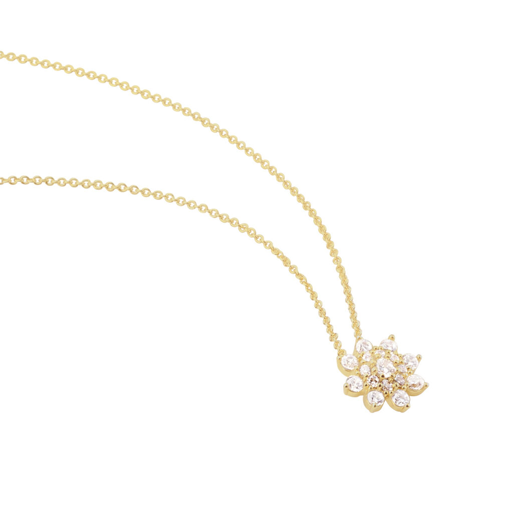 Collier Plaqué Or Sadoth Oxydes De Zirconium - Colliers Femme | Histoire d’Or
