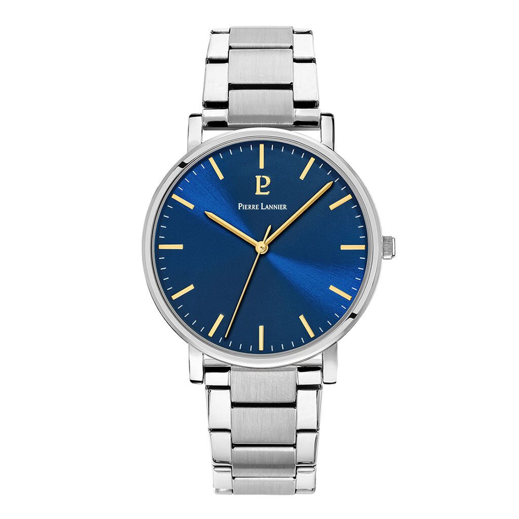 Montre Pierre Lannier Essential Bleu - Montres Homme | Histoire d&rsquo;Or
