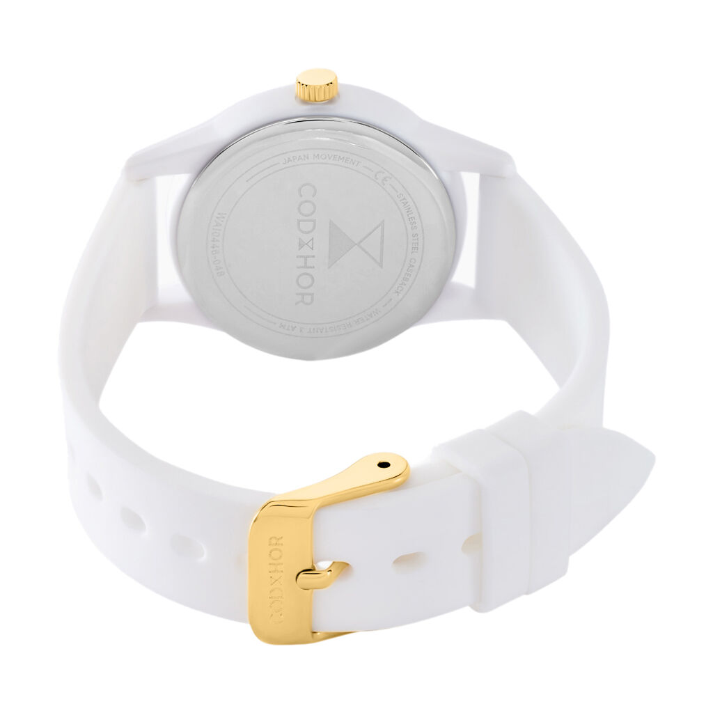Montre Codhor Pauline Blanc - Montres Femme | Histoire d&rsquo;Or