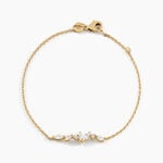 Bracelet Jardins D'hiver Plaqu&eacute; Or Jaune Oxyde De Zirconium - Bracelets Femme | Histoire d&rsquo;Or