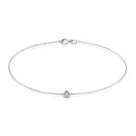 Bracelet Mon 1er Diamant Or Blanc Diamant - Bracelets Femme | Histoire d&rsquo;Or
