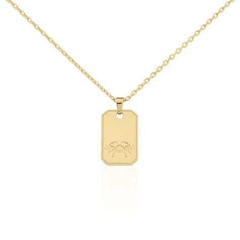 Collier Plaqué Or Quintien - Colliers Zodiaque Homme | Histoire d’Or