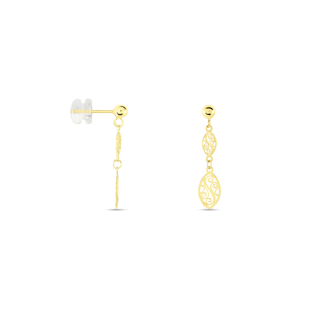 Boucles D'oreilles Pendantes Artemisia Or Jaune - Boucles d'oreilles pendantes Femme | Histoire d’Or